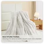 Funda nórdica de piel sintética esponjosa MIOTO tamaño queen