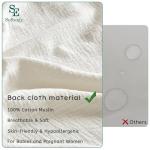 Funda nórdica lisa SE SOFTEXLY Queen – Algodón muselina lavada