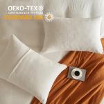 Funda nórdica lisa SE SOFTEXLY Queen – Algodón muselina lavada