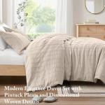 Funda nórdica minimalista Madison Park Queen – Rayas sutiles