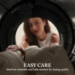 Funda nórdica minimalista Madison Park Queen – Rayas sutiles