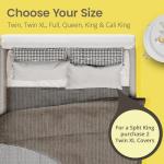 Protector de colchón impermeable SafeRest Full Size ajustable