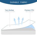 Funda de colchón impermeable individual silenciosa tipo terry