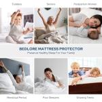 Protector de colchón impermeable BEDLORE Queen silencioso