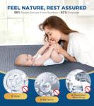 Funda de colchón transpirable Queen 100% impermeable tejido 3D