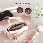 Cherry Print Vegan Leather Crossbody Purse for Women