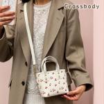 Cherry Print Vegan Leather Crossbody Purse for Women