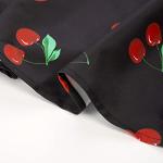 Cherry Print Swing Skirt with Pocket by Belle Poque