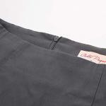 Belle Poque Gray Stretchy Summer Pencil Skirt