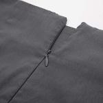 Belle Poque Gray Stretchy Summer Pencil Skirt