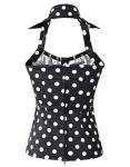50s Rockabilly Polka Dot Halter Top