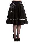 Hell Bunny Black Spider 50s Skirt - Miss Muffet
