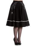 Hell Bunny Black Spider 50s Skirt - Miss Muffet