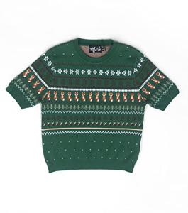 Hell Bunny Vixey Fox Print Retro Sweater