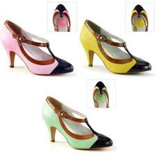 Baby Pink Pinup Couture Peach-03 High Heels