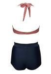 Retro High Waisted Push Up Bikini Swimsuit