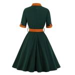 1950s Audrey Hepburn Vintage A-Line Swing Dress