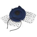 Ro Rox Grace Navy Fascinator Hat with Bow