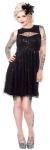 Sourpuss Black Sparkle Lux Dress - Small Size