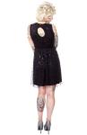 Sourpuss Black Sparkle Lux Dress - Small Size