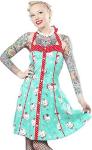 Christmas Kitties Peggy Dress by Sourpuss