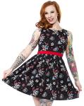 Sourpuss Birds of Paradise Black Shift Dress