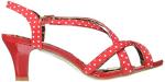 Bettie Page Gracie Red Women's Sandal, Size 7