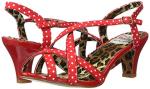 Bettie Page Gracie Red Women's Sandal, Size 7