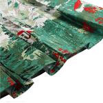 Floral Print Vintage Pleated A-line Midi Skirt