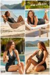 Retro Tummy Control Women’s One-Piece Swimsuit