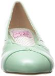 Mint Faux Leather Slide Pump by Pin Up Couture