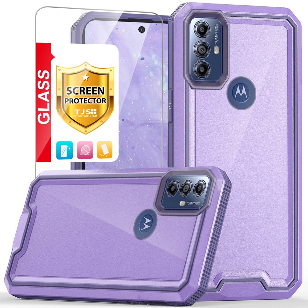 Purple Shockproof Case for Motorola Moto G Play