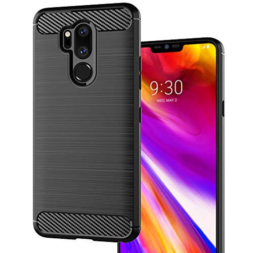 LG G7 ThinQ Slim Soft TPU Carbon Fiber Case