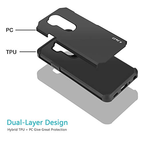 J&D Heavy Duty Blue Case for LG G7 ThinQ