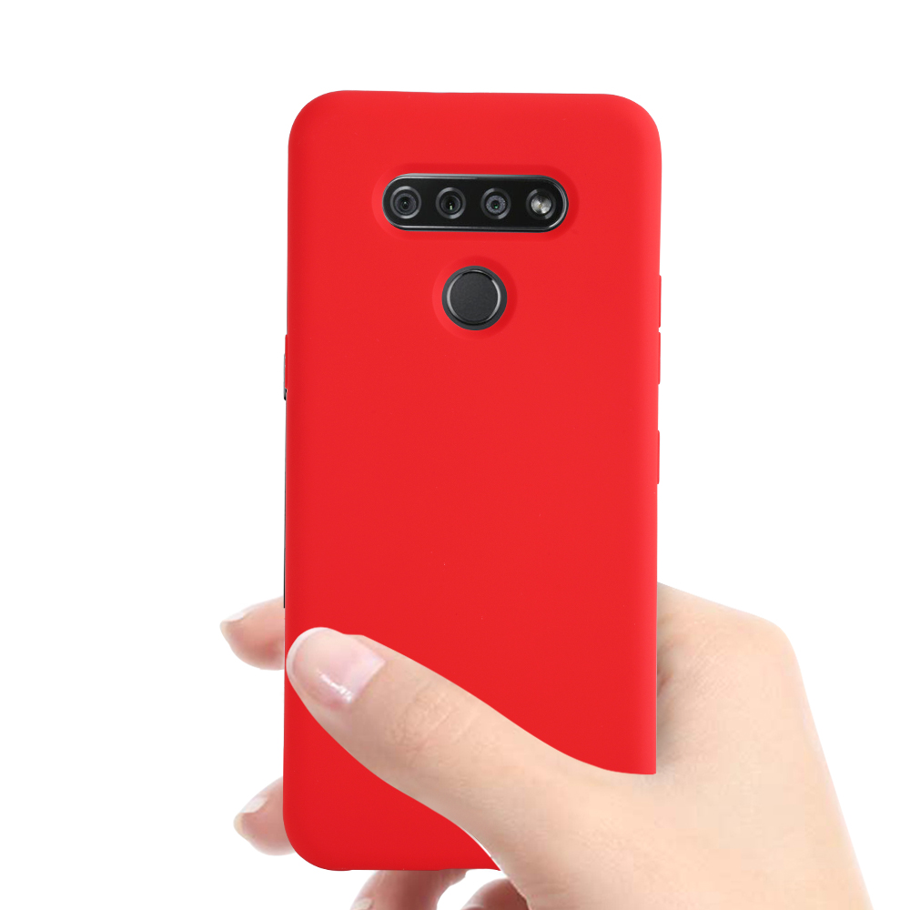 LG K51 Slim Impact-Resistant Black Phone Case