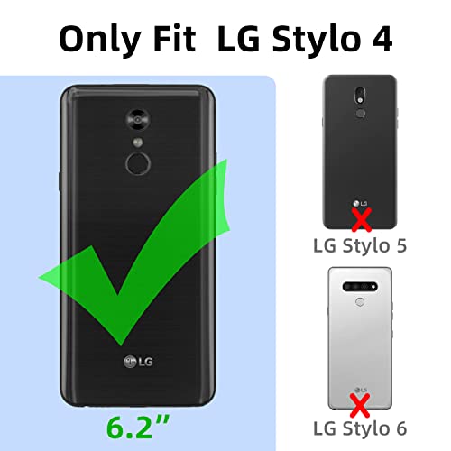 LG Stylo 4 Women's Glitter Crystal Cute Case