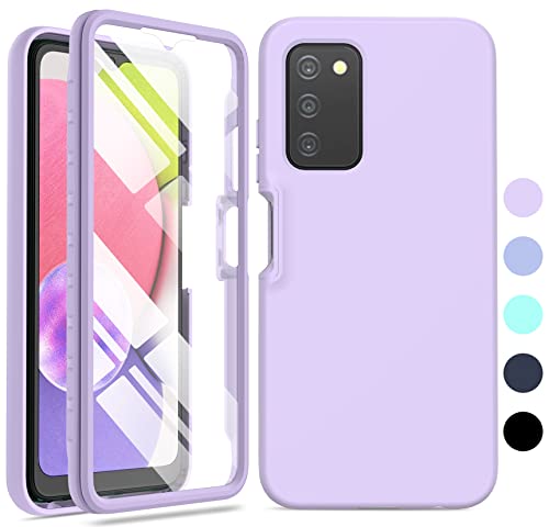 Samsung Galaxy A03s Slim Shockproof Silicone Case - Light Purple