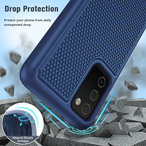 Samsung Galaxy A03S Tough Case, Military Grade, Navy Blue