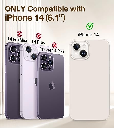 iPhone 14 Silicone Case + 2X Screen & Camera Protector