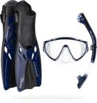 Cressi Clear/Navy Adventure Gear Set S/M