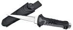 SEAC Rapid Daga Diving Safety Knife, 4.13" Black