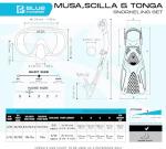 Cressi Explorer Snorkeling Set, Black, S/M