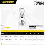 Cressi Clear/Navy Adventure Gear Set S/M