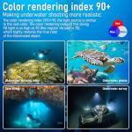 LetonPower 12000 Lumens Dive Flashlight, Type-C Charging