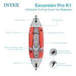 Intex Excursion Pro K1 Inflatable Kayak Set