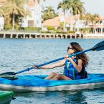 Pelican Sit-in Kayak with Paddle Bundle