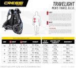 Cressi Travelight Scuba Diving Gear Package