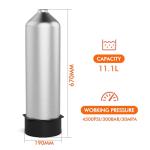 TUDIVING 11.1L Aluminum Scuba Diving Tank