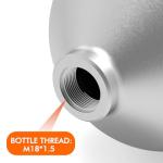 TUDIVING 11.1L Aluminum Scuba Diving Tank