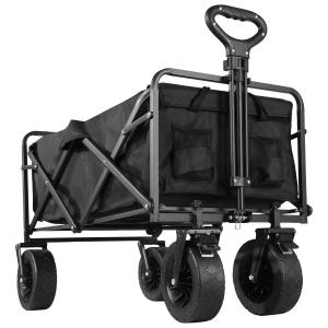 Heavy-Duty Collapsible Beach Wagon with Large Capacity